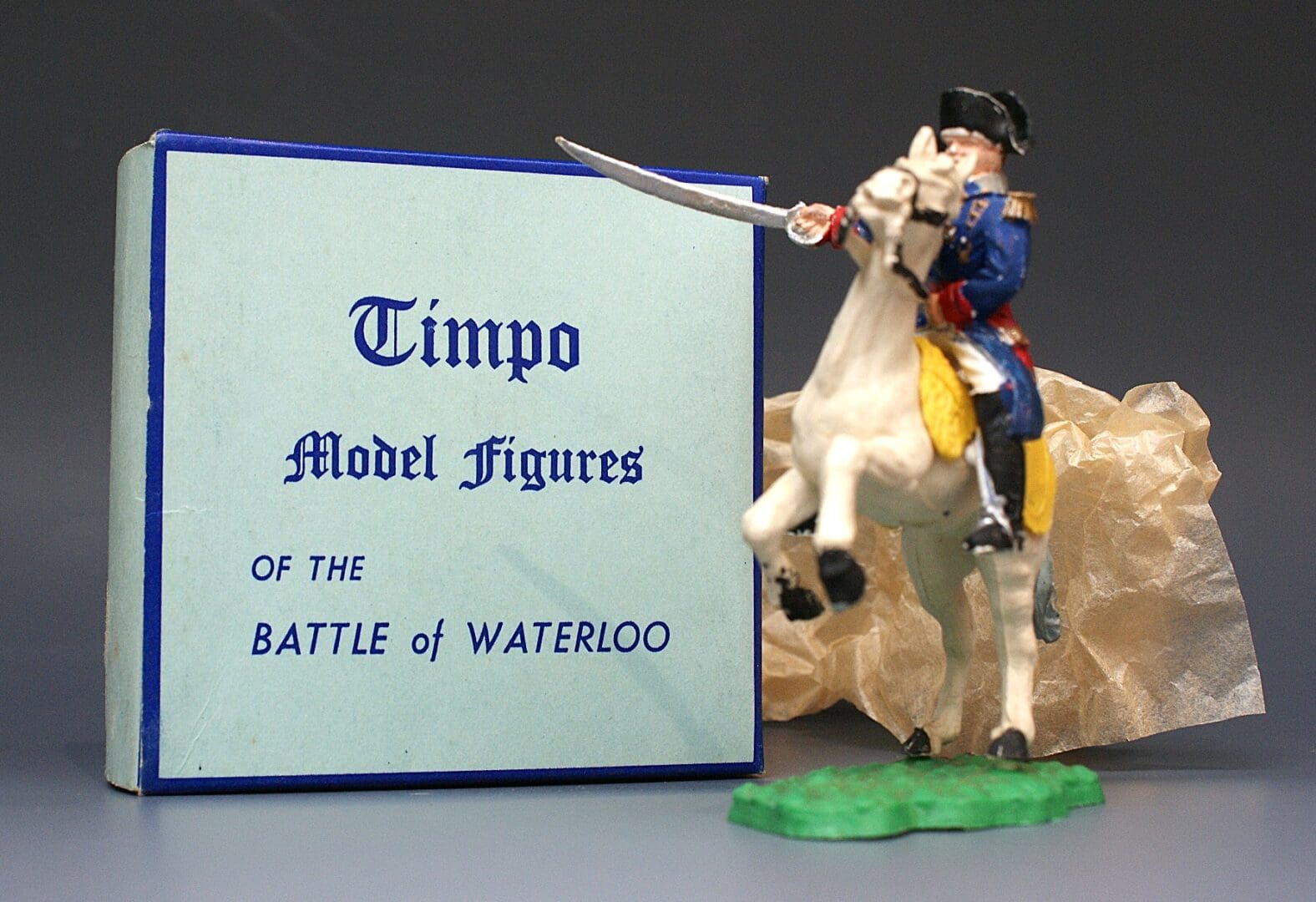 Timpo Battle of Waterloo Mounted French Napoleon Boxed!