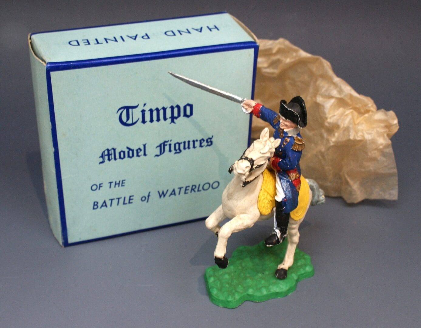 Timpo Battle of Waterloo Mounted French Napoleon Boxed! - Image 7