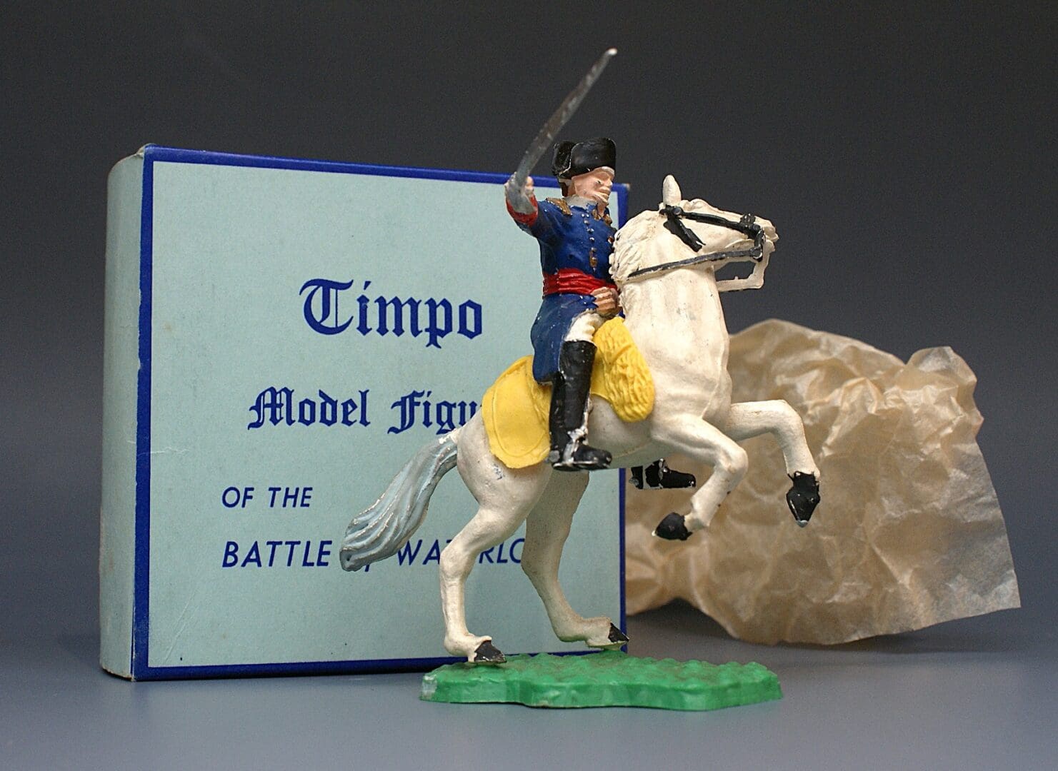 Timpo Battle of Waterloo Mounted French Napoleon Boxed! - Image 6