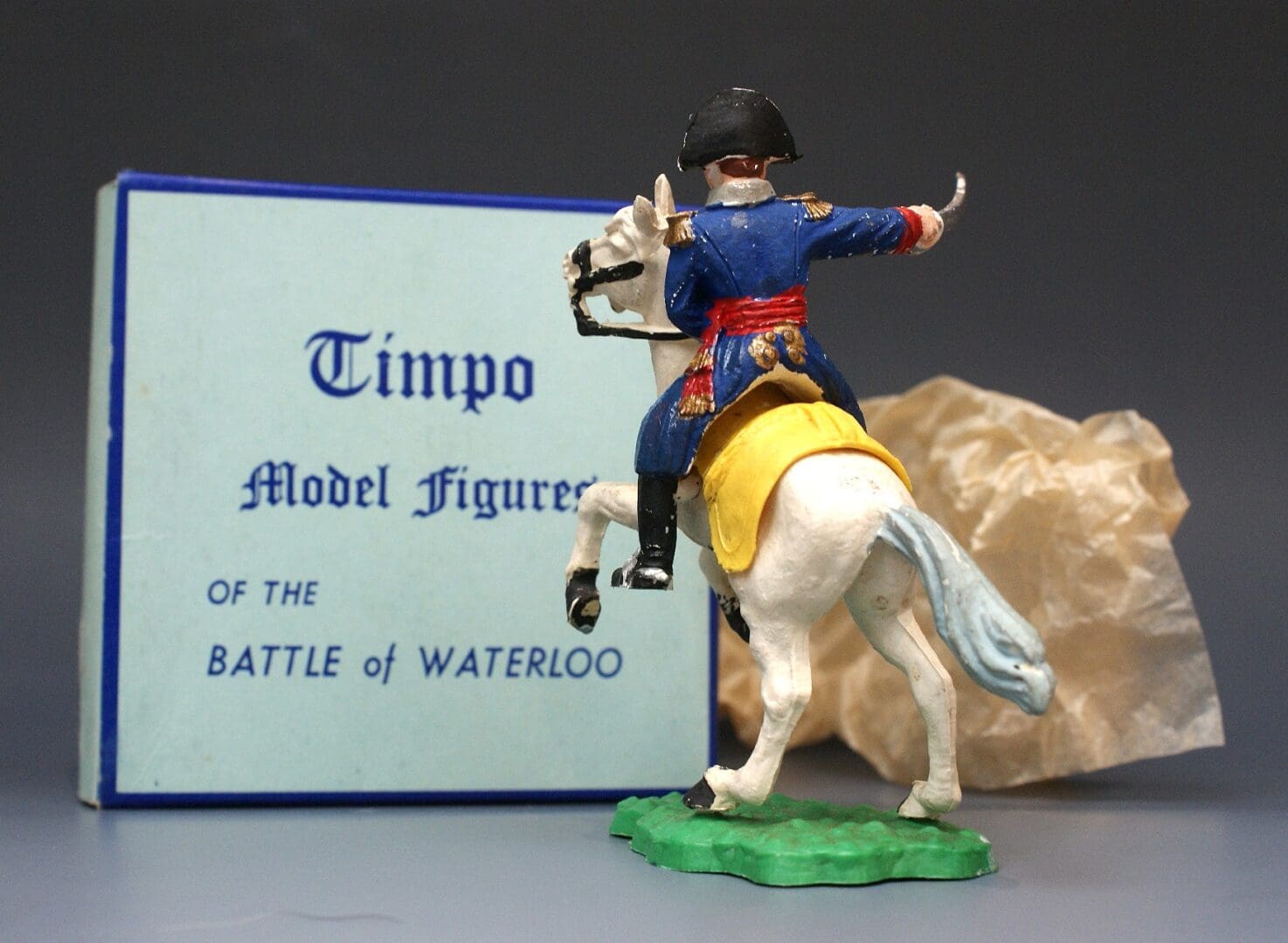 Timpo Battle of Waterloo Mounted French Napoleon Boxed! - Image 3