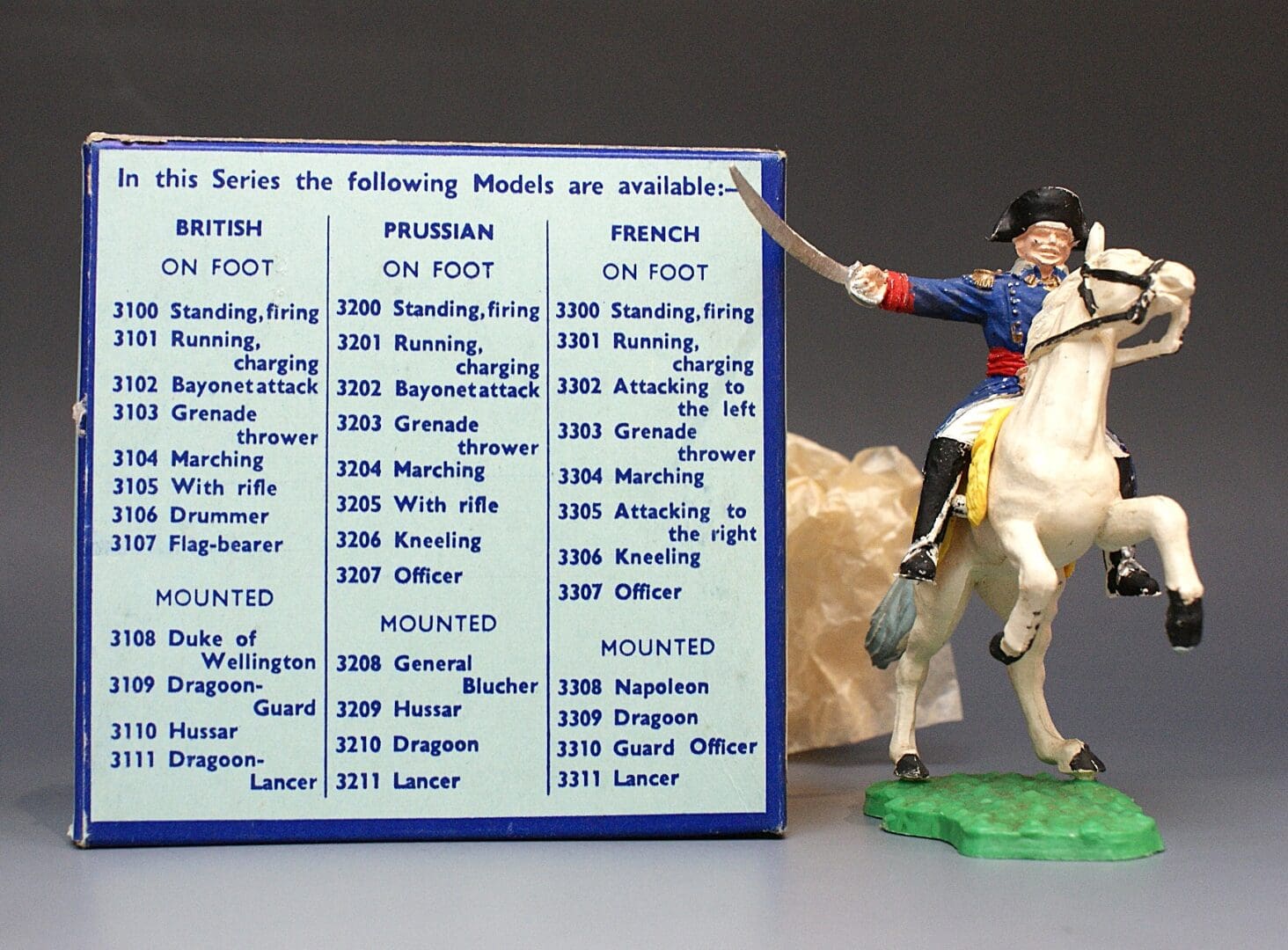 Timpo Battle of Waterloo Mounted French Napoleon Boxed! - Image 4