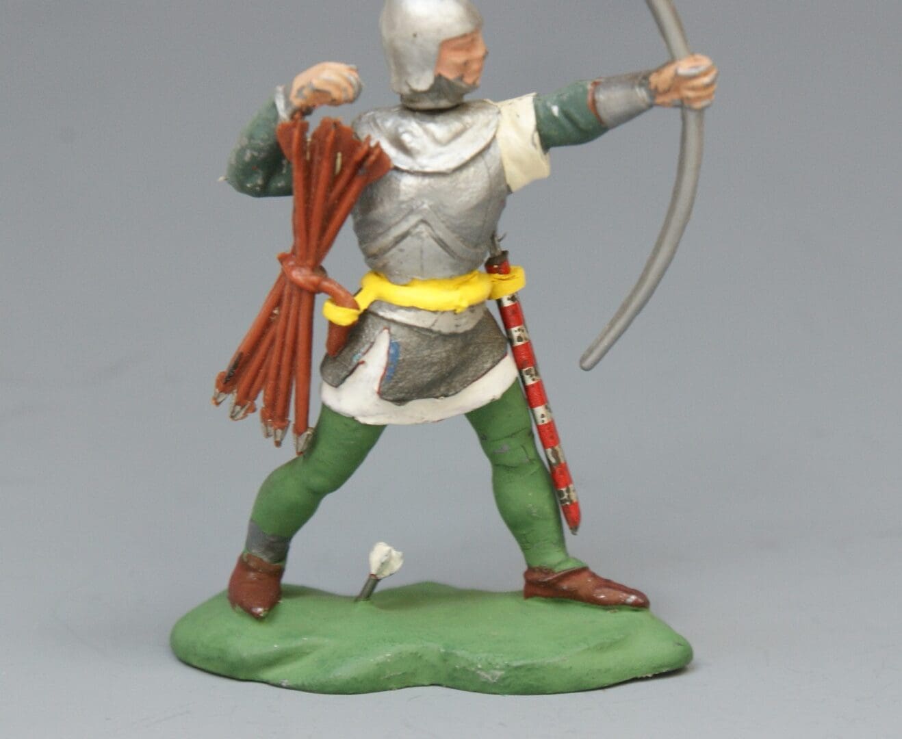 Swoppet C15th Knight Long-bowman - FOREST GREEN Legs!