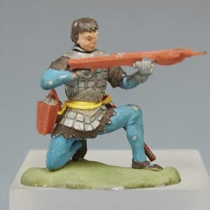 Swoppet C15th Knight Cross-bowman - TEAL BLUE Hose