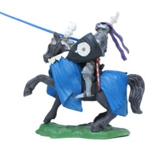 Swoppet C15th Mounted Knight Defending - ROYAL BLUE Blanket