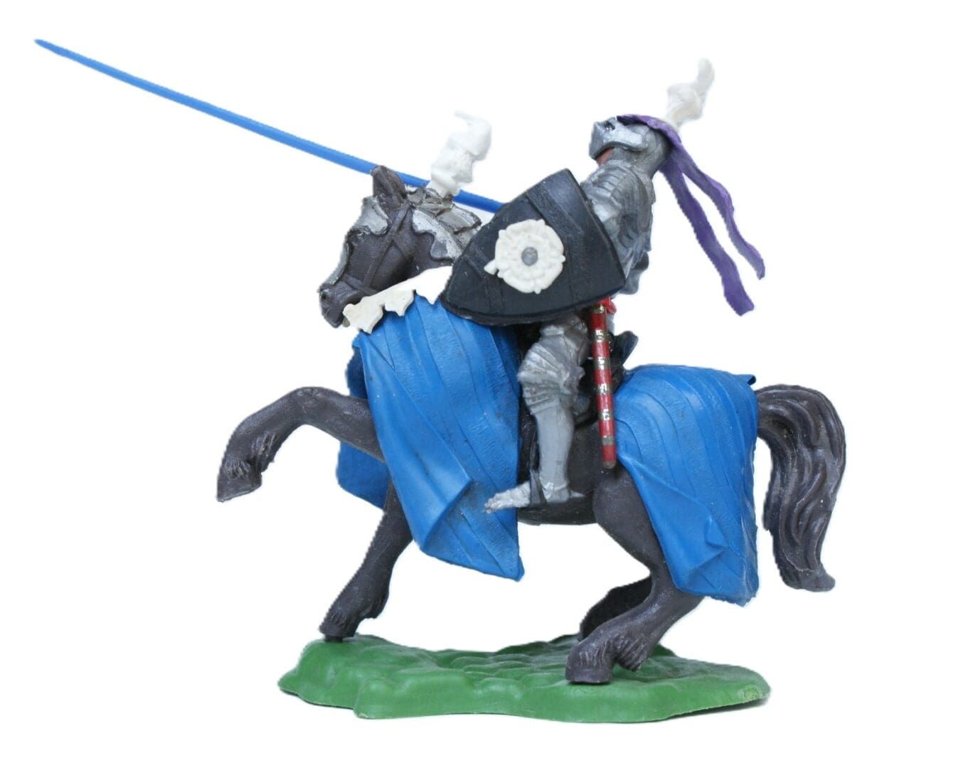 Swoppet C15th Mounted Knight Defending - ROYAL BLUE Blanket
