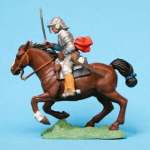 ECW Roundhead Officer, Mounted - Brown Horse (SMOOTH Plastic)