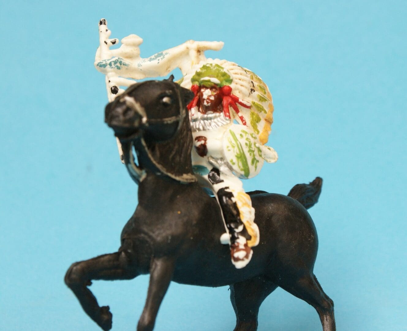 Speedwell/UNA 54mm Mounted Chief with Spear - Image 2