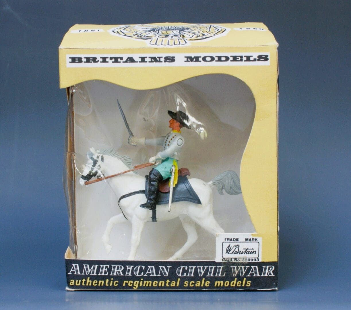 Swoppet ACW Confederate Cavalry Officer - Window Box VNMB!