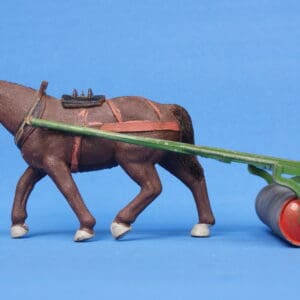 Britains Farm Roller (Green) with PLASTIC Horse