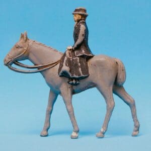 Hilco Farmyard Mounted Huntswoman Riding Sidesaddle - VERY RARE!