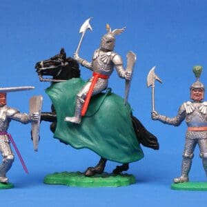 Timpo Swoppet Silver Knights - Mounted and On Foot