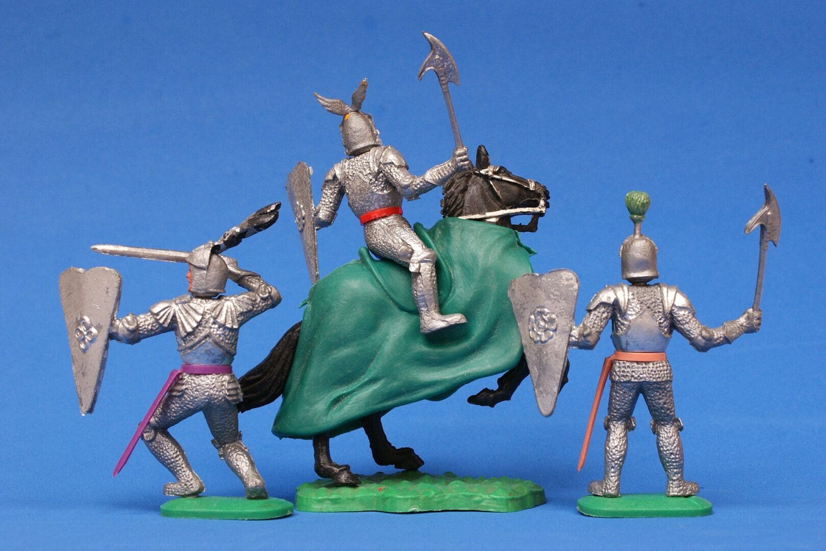 Timpo Swoppet Silver Knights - Mounted and On Foot - Image 2
