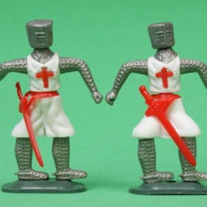 Timpo Swoppet Crusaders - Pair of Hong Kong Copies