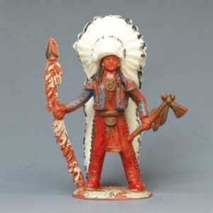 Cherilea Indian Chief with Lance & Separate Headdress