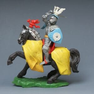 SOLD Swoppet Knight with Rare YELLOW Blanket