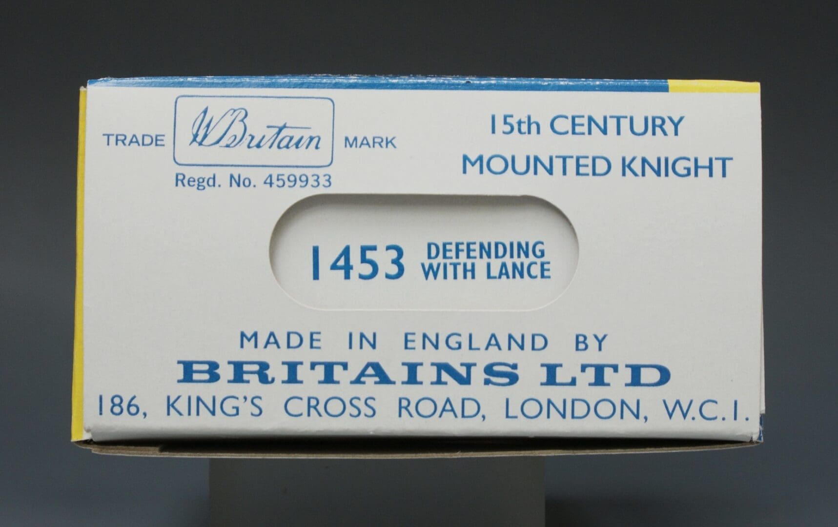 Swoppet C15th Mounted Knights - Repro Pavilion Window Box (Blue) - Image 9
