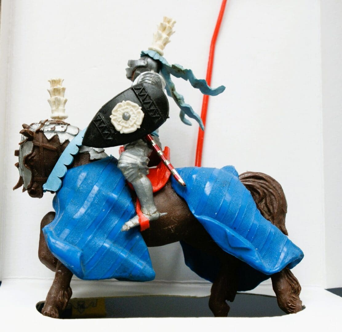Swoppet C15th Mounted Knight Charging - Repro Pavilion Carton - Image 3