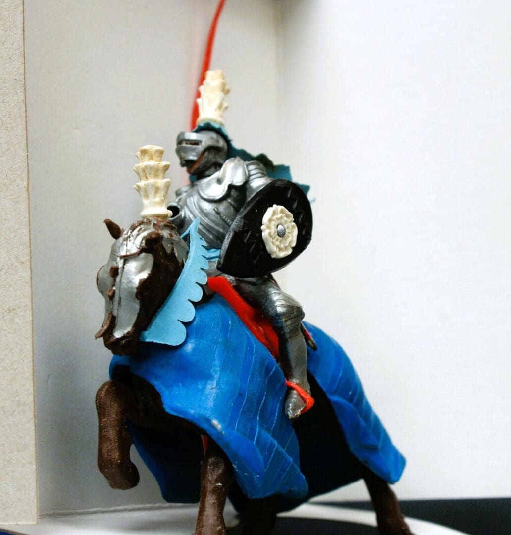 Swoppet C15th Mounted Knight Charging - Repro Pavilion Carton - Image 4