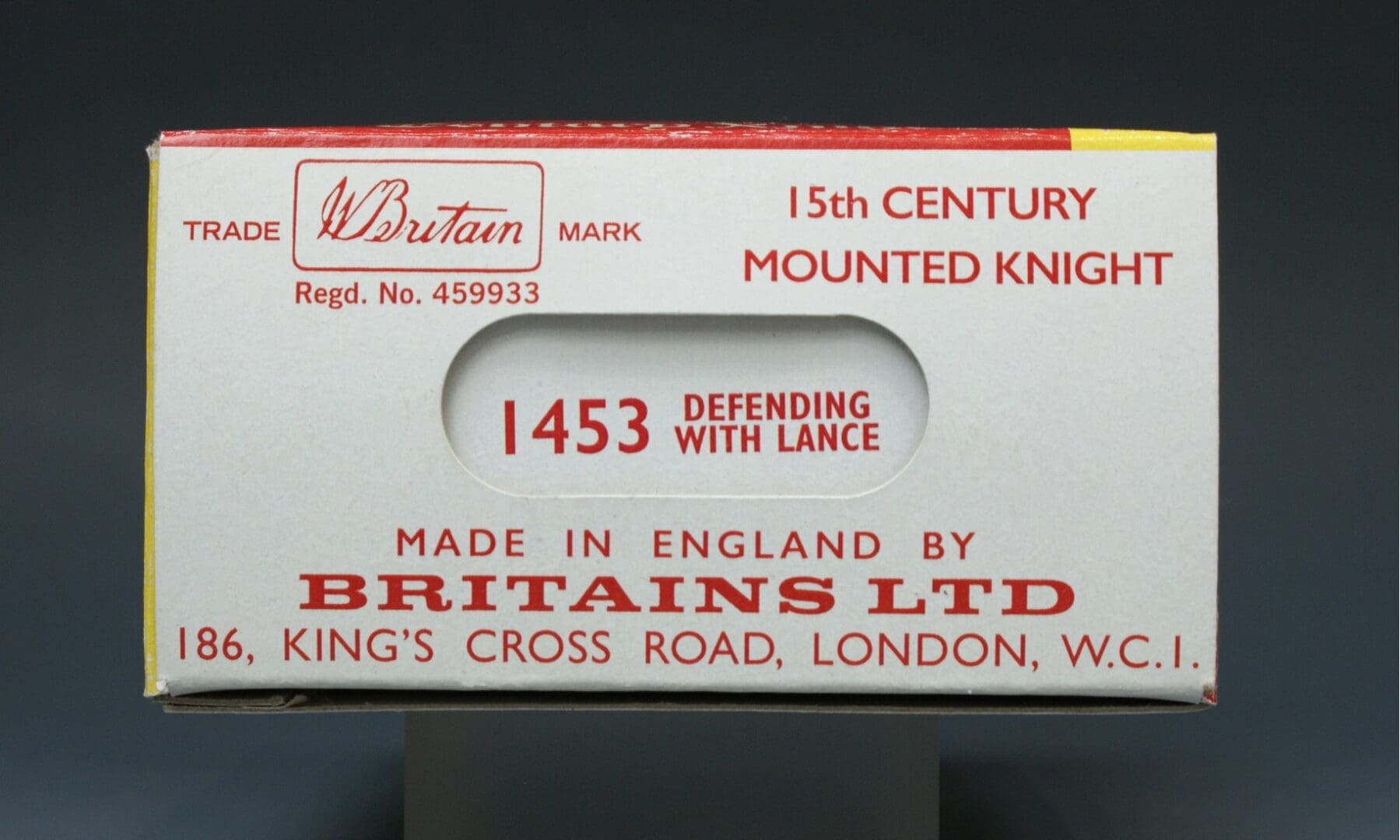 Swoppet C15th Mounted Knight Defending - Repro Pavilion Carton - Image 5