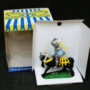 Swoppet C15th Mounted Knight Attacking - Repro Pavilion Carton