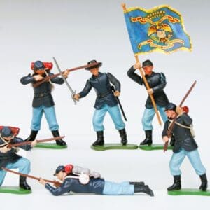 Britains "Eyes Right" ACW Union Infantry - Full Set of 6