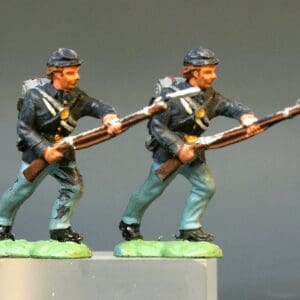 Herald ACW Federal Forces Charging - Matching Pair!