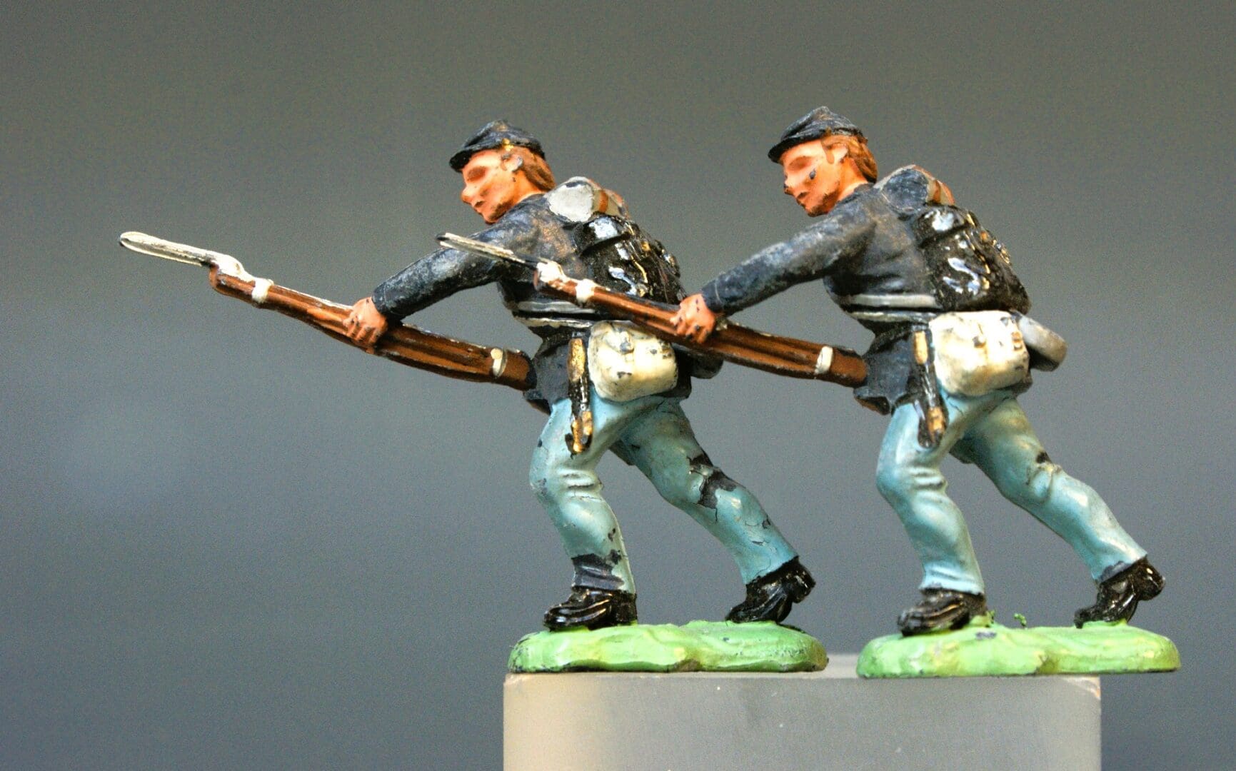 Herald ACW Federal Forces Charging - Matching Pair! - Image 2