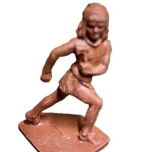 Lone Star 54mm Indian Boy Running with Tomahawk (Unpainted)