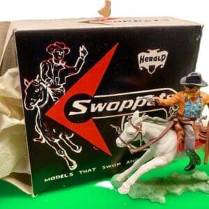 Herald Swoppet Mounted Bank Robber - ORIGINAL Box
