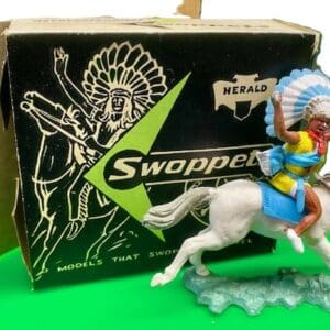 Herald Swoppet Mounted Chief with Dagger - ORIGINAL Box