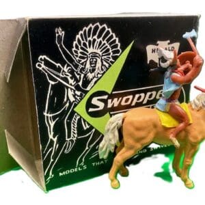 Herald Swoppet Mounted Indian Medicine Man - ORIGINAL Box