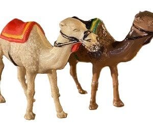 Trojan Pair of 54mm Camels for Arab Warriors - Very Rare!