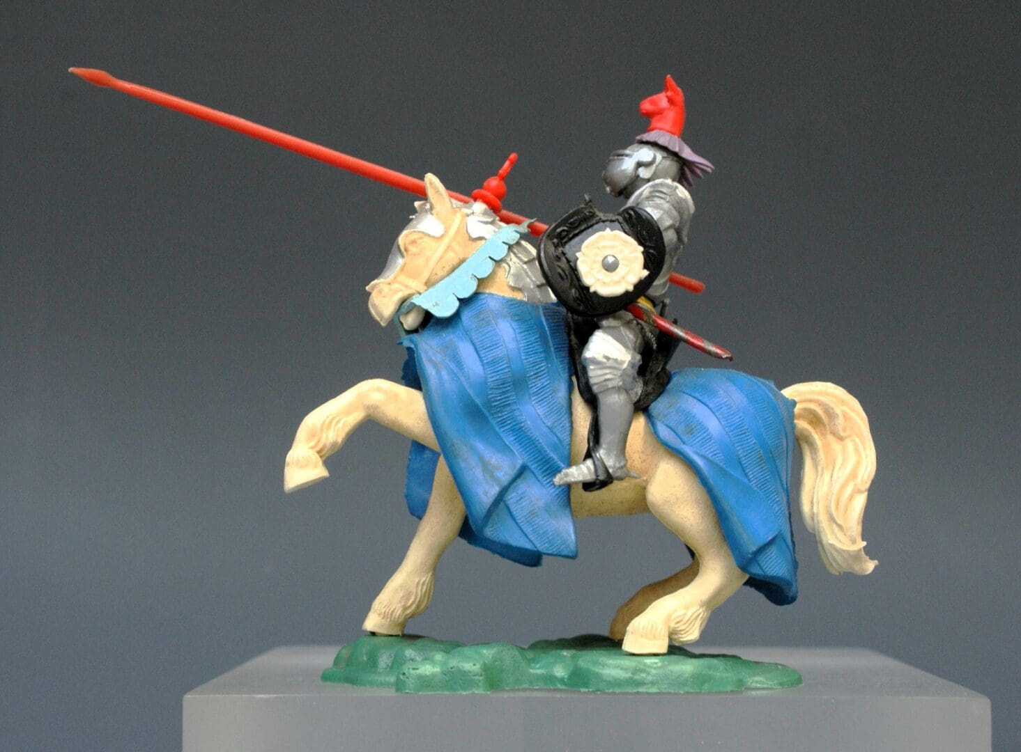 Swoppet C15th Mounted Knight Defending & REPRO Carton #2