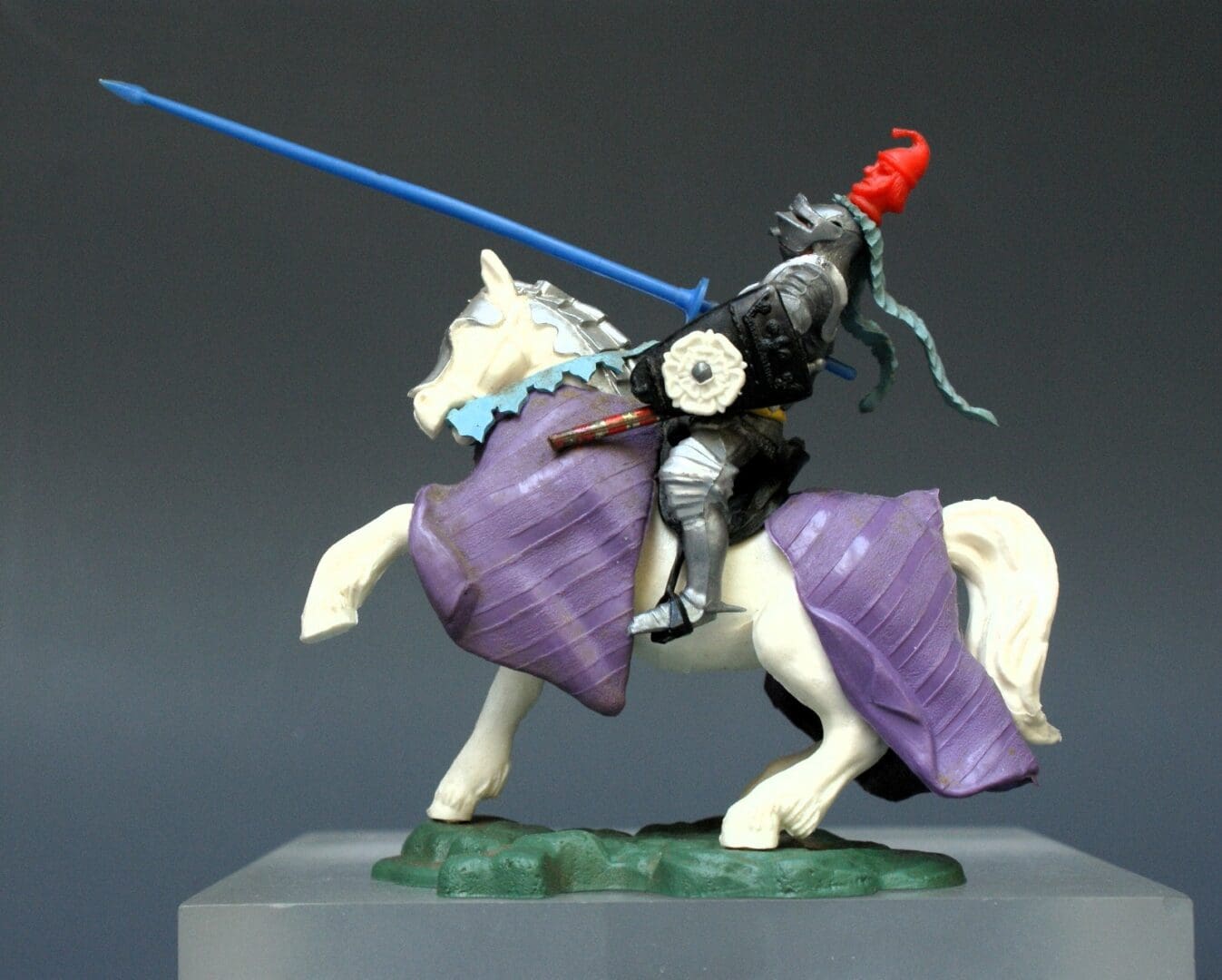 Swoppet C15th Mounted Knight Defending & REPRO Carton #3