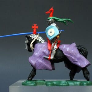 Swoppet C15th Mounted Knight Charging & REPRO Carton #2