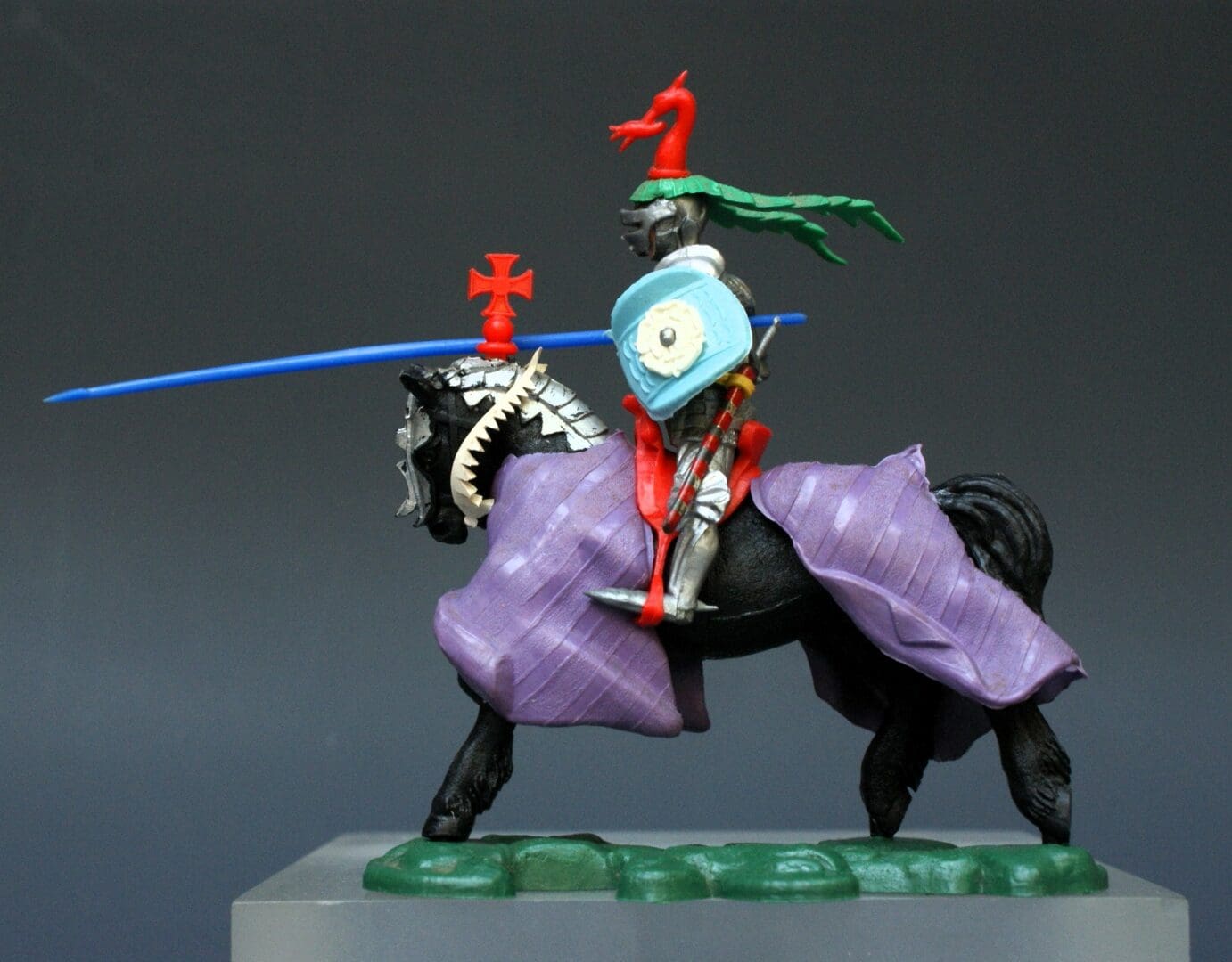 Swoppet C15th Mounted Knight Charging & REPRO Carton #2