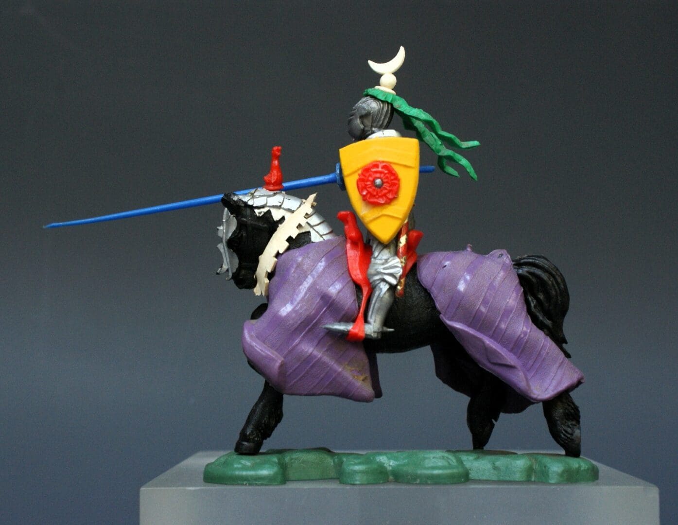 Swoppet C15th Mounted Knight Charging & REPRO Carton #3