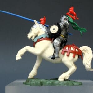 Swoppet C15th Mounted Knight Defending & REPRO Carton