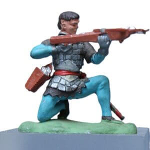 Swoppet C15th Knight Cross-bowman - TEAL BLUE Hose - VNMint!
