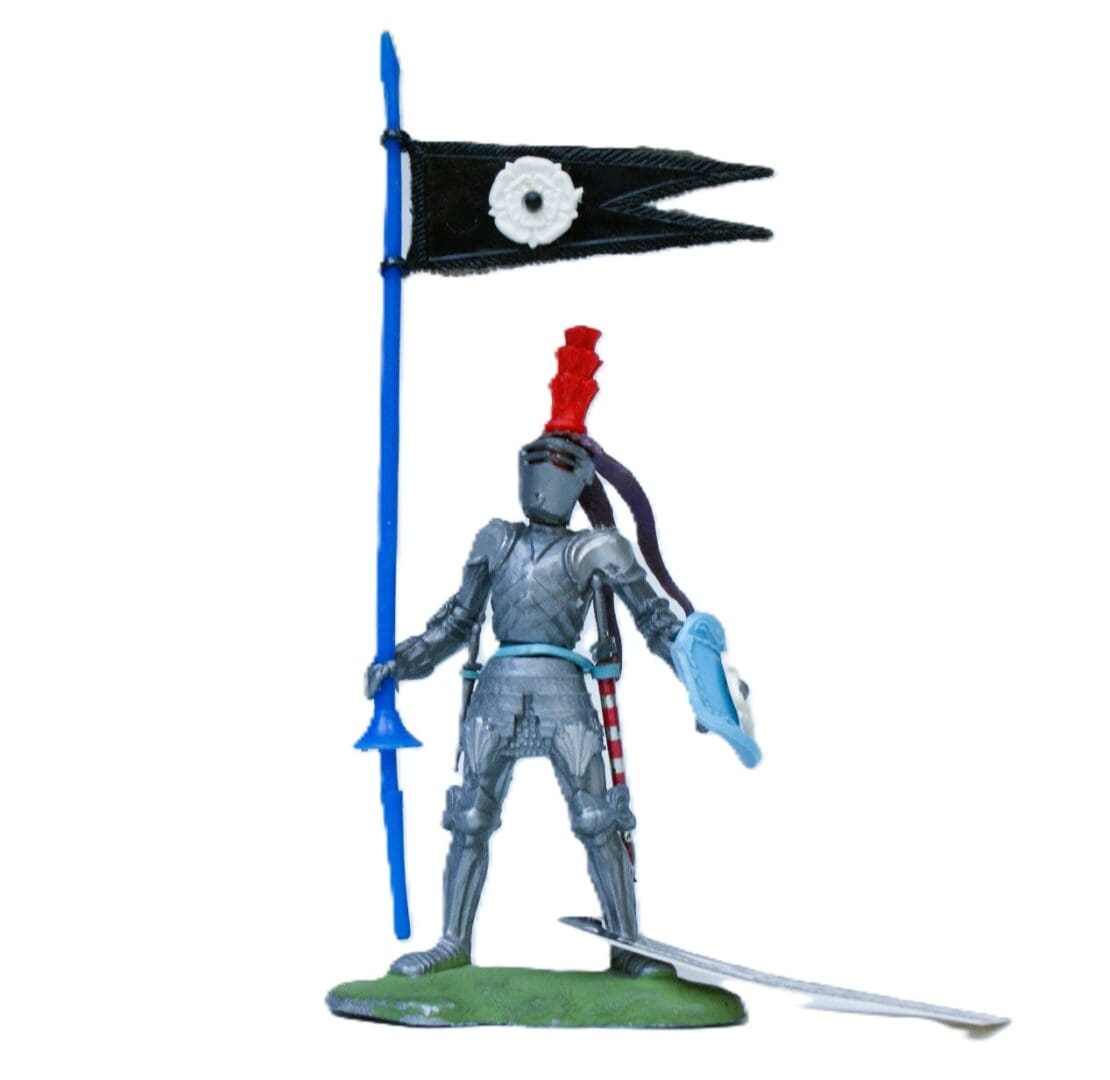 Swoppet C15th Foot Knight with BLACK Standard #3