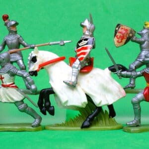 Britains Medieval Knights 'Made in Hong Kong' - Group of 5 #4