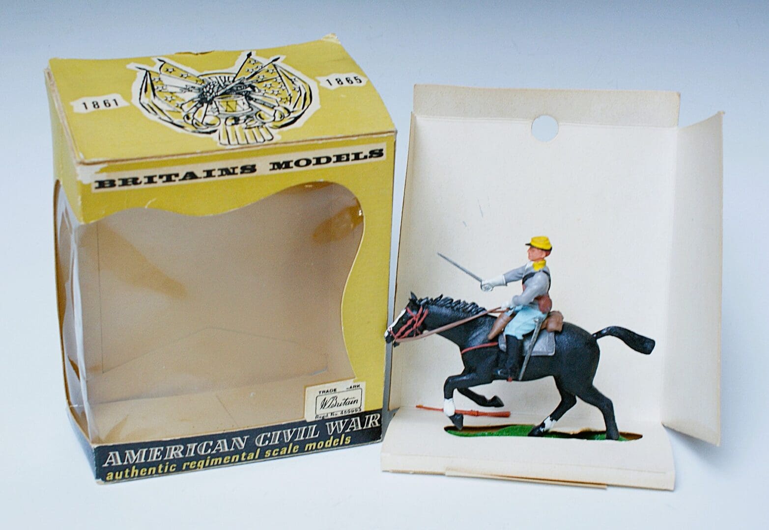 Swoppet ACW Confederate Cavalry Trooper - Window Box!