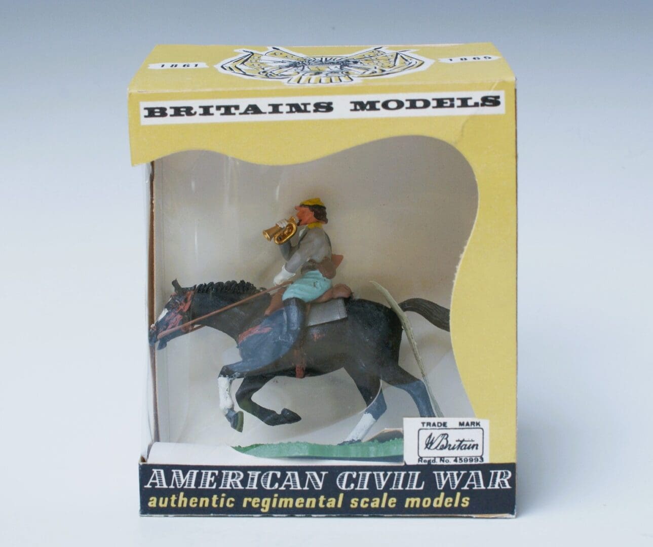 Swoppet ACW Confederate Cavalry Bugler - Window Box VNM!