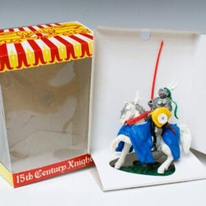 Swoppet C15th Mounted Knight Defending with REPRO Carton