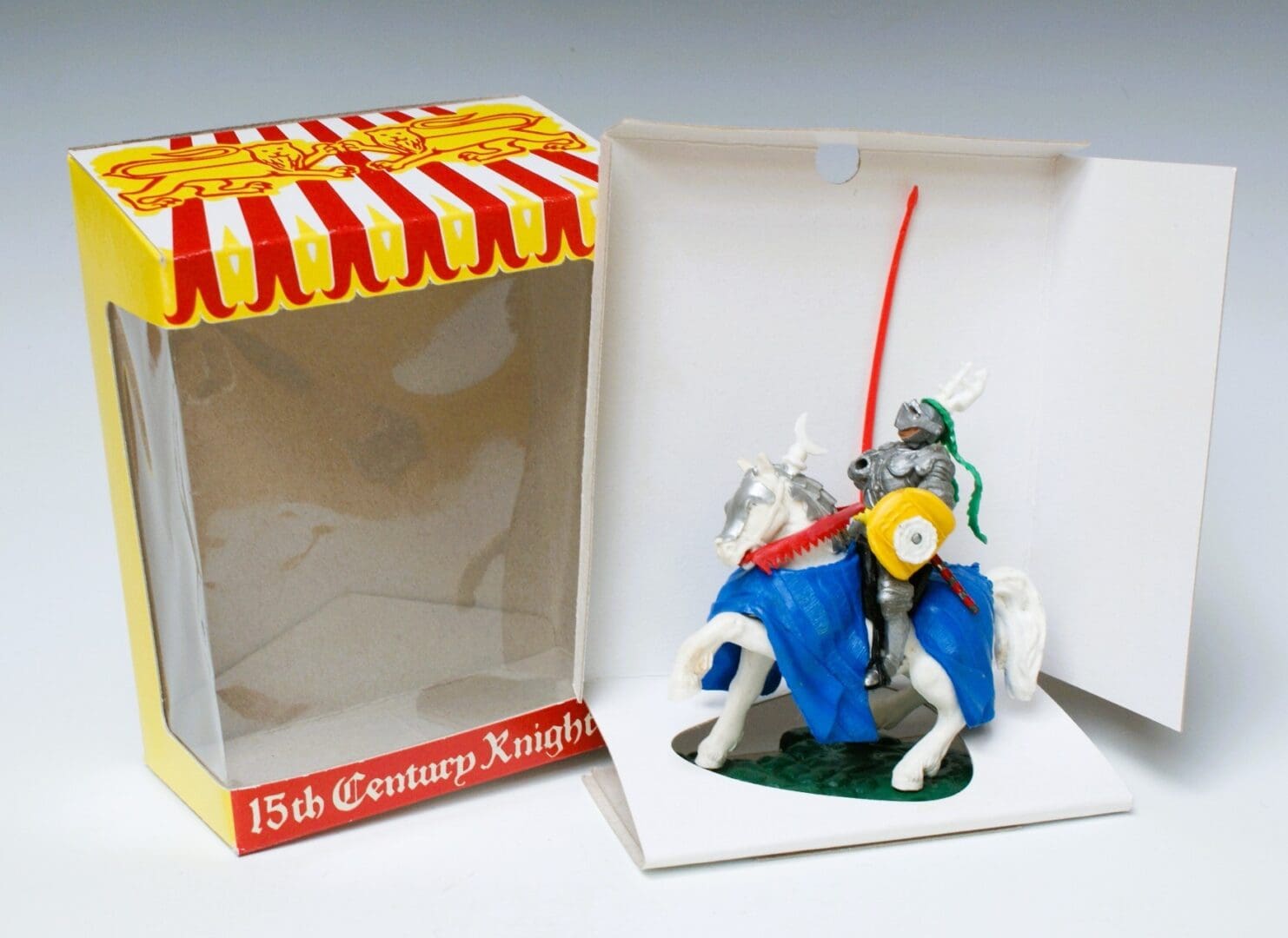 Swoppet C15th Mounted Knight Defending with REPRO Carton