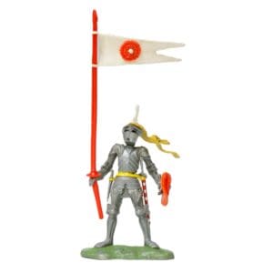 Swoppet C15th Foot Knight with WHITE Standard