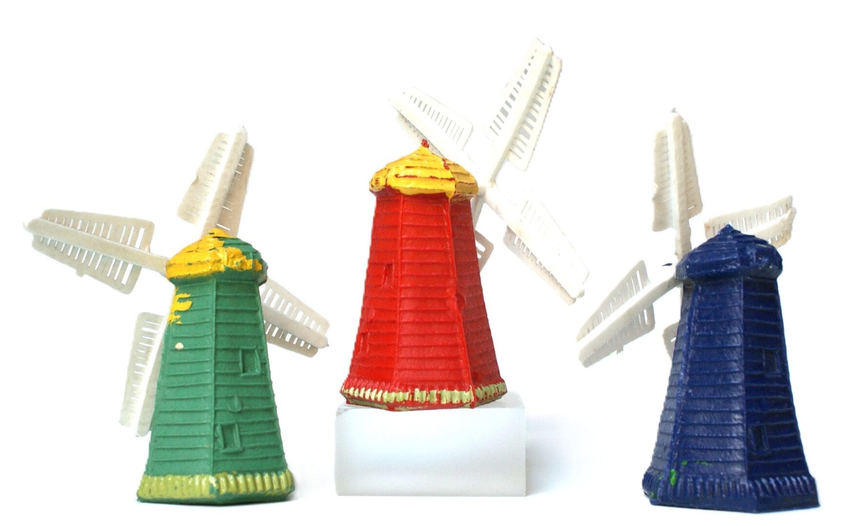 Cherilea Farm Windmills - Green, Red & Navy (Taylor Copies) - Image 2