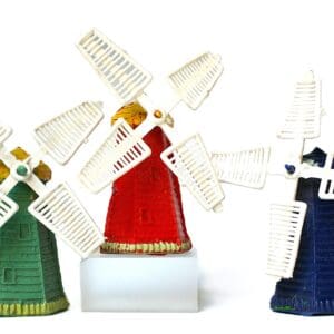 Cherilea Farm Windmills - Green, Red & Navy (Taylor Copies)