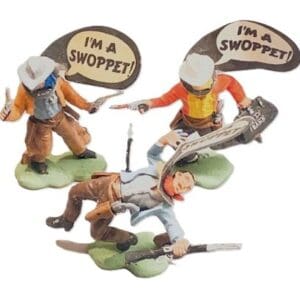 SOLD Herald "I'm A Swoppet!" Cowboys - Group of 3