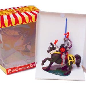 Swoppet C15th Mounted Knight Defending with REPRO Carton